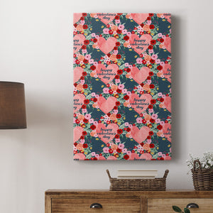 Sweet Hearts Collection E Premium Gallery Wrapped Canvas - Ready to Hang