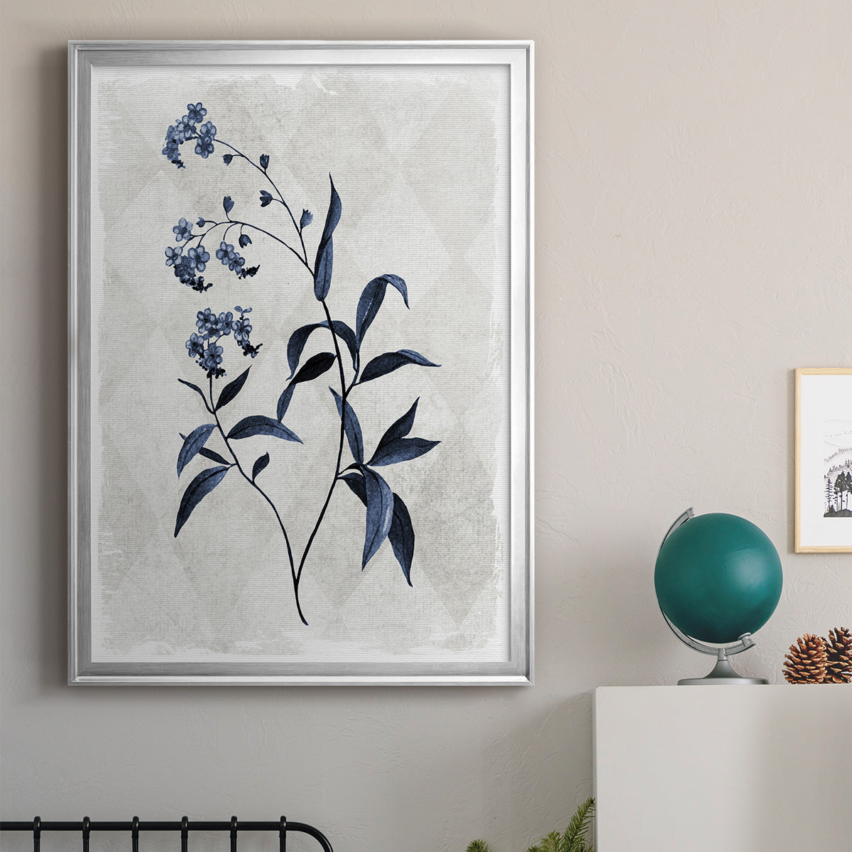Harlequin Botanical I Premium Framed Print - Ready to Hang