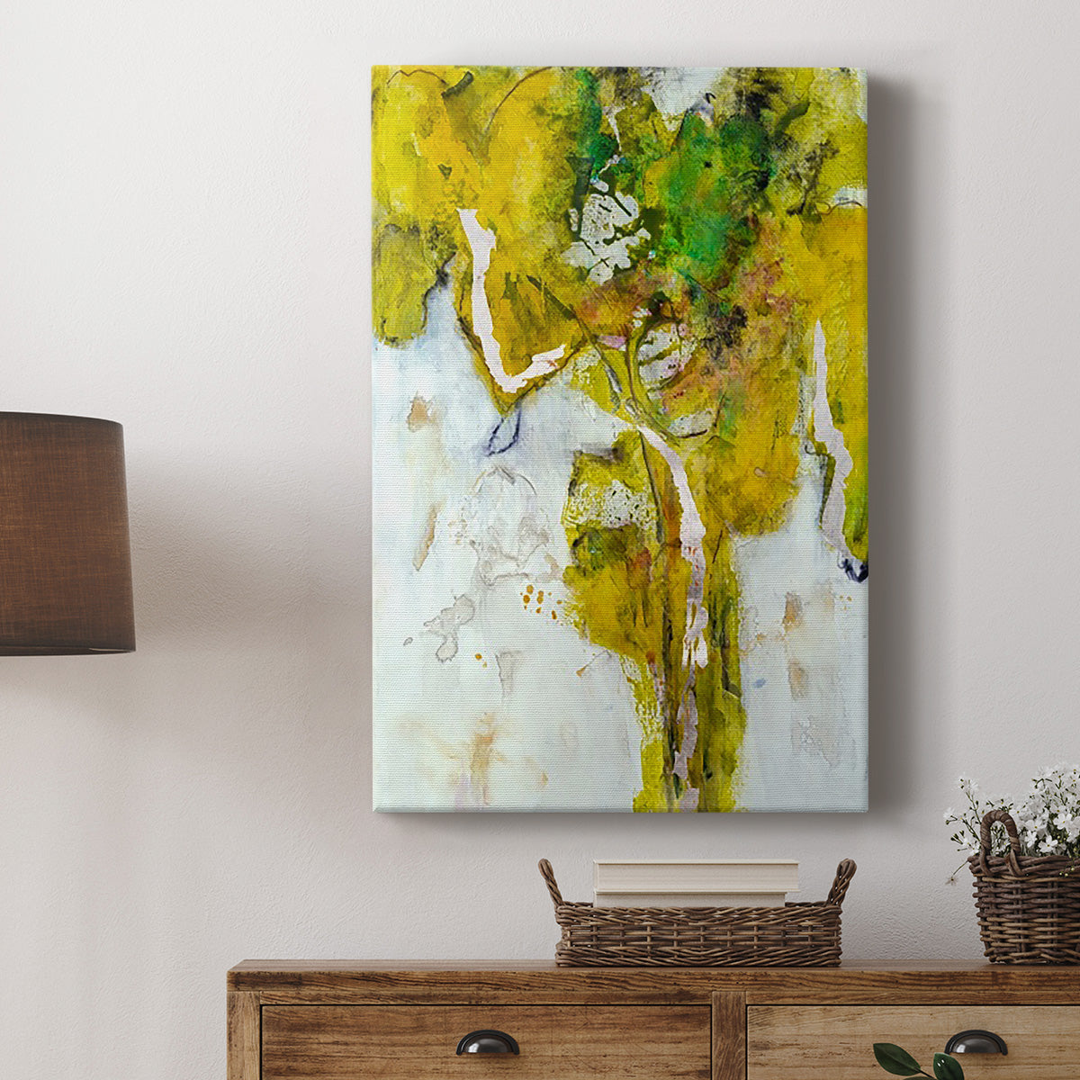 Golden Foliage I Premium Gallery Wrapped Canvas - Ready to Hang