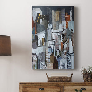 Western Metropolis Premium Gallery Wrapped Canvas - Ready to Hang