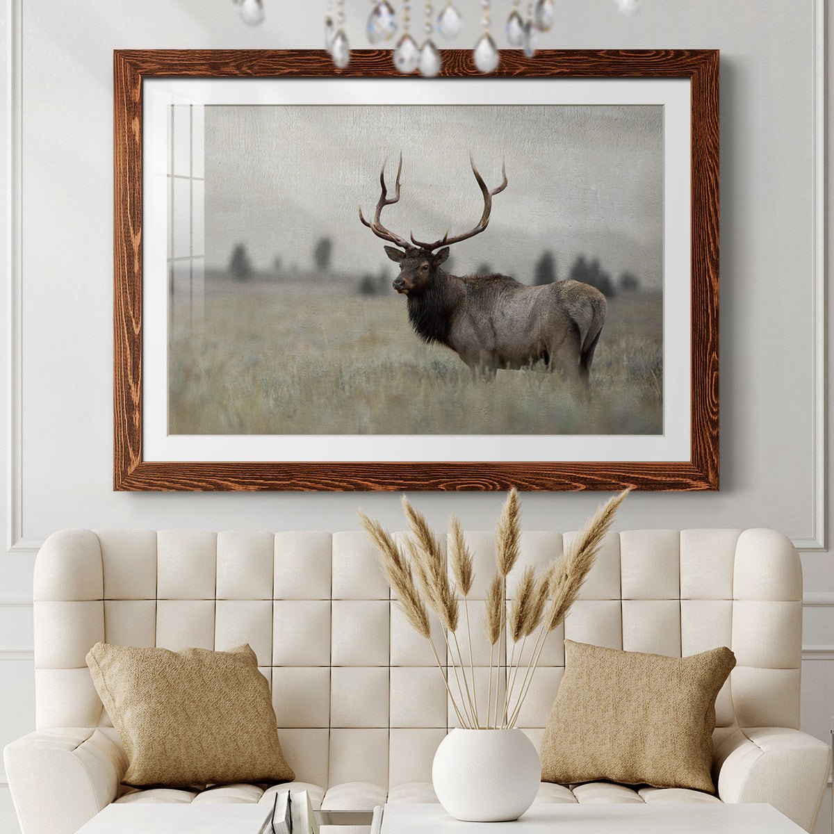 Grand Elk-Premium Framed Print - Ready to Hang