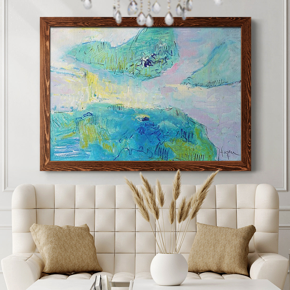 Smooth Sailing in the Heartland-Premium Framed Canvas - Ready to Hang