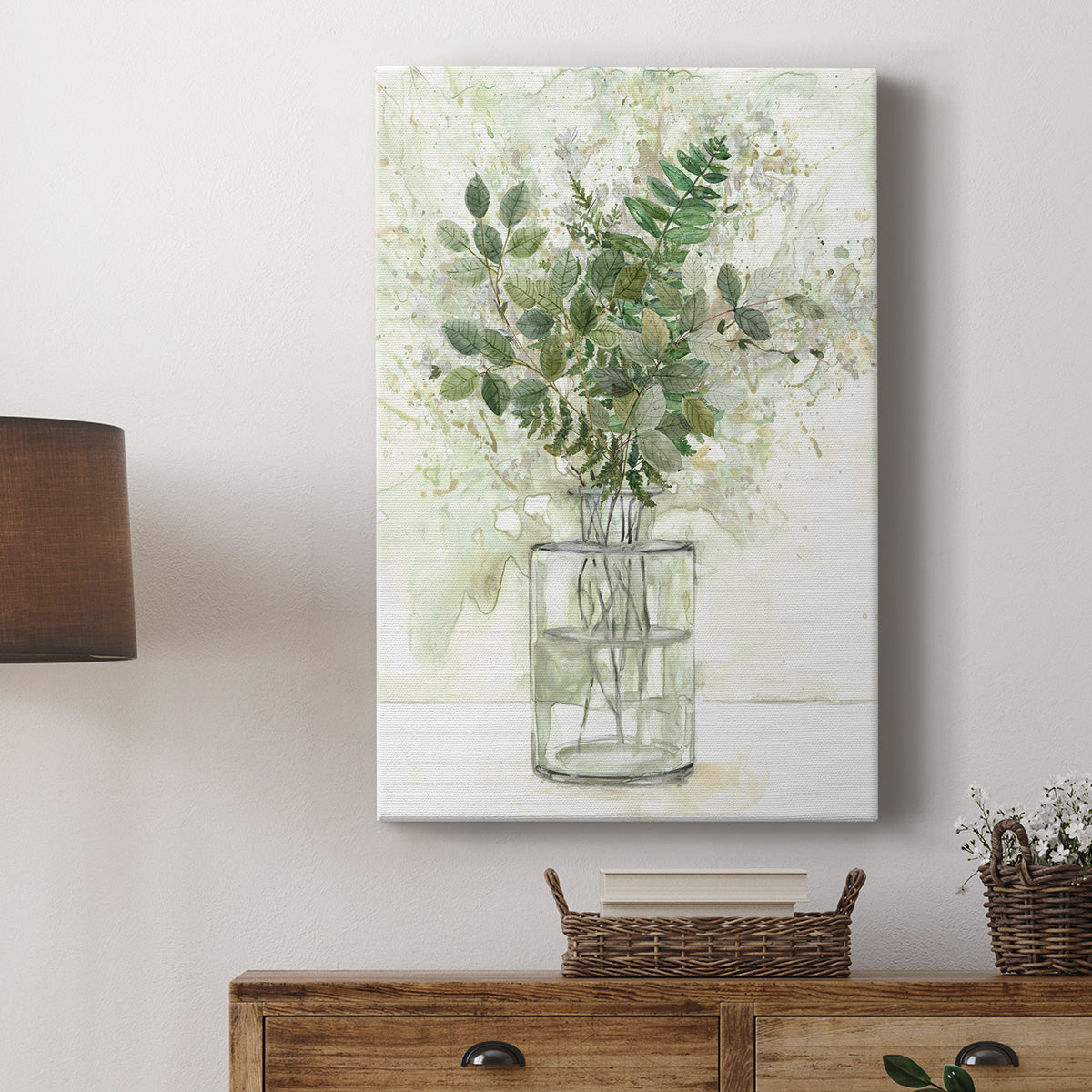 Delicate Greenery I Premium Gallery Wrapped Canvas - Ready to Hang