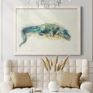 Alligator-Premium Framed Canvas - Ready to Hang