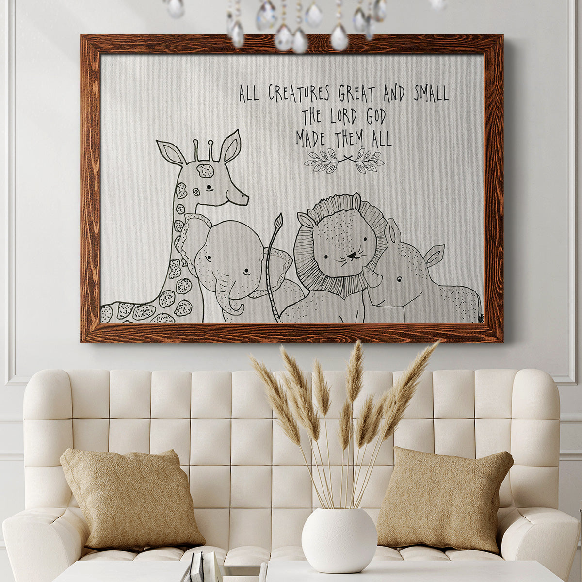 All Creatures-Premium Framed Canvas - Ready to Hang