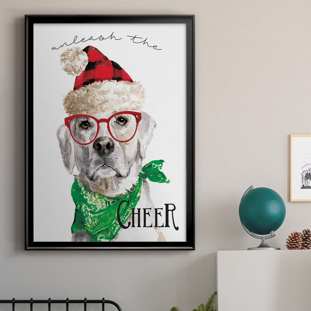Unleash the Cheer Premium Framed Print - Ready to Hang
