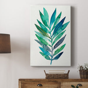 Palm Frond Flow II Premium Gallery Wrapped Canvas - Ready to Hang