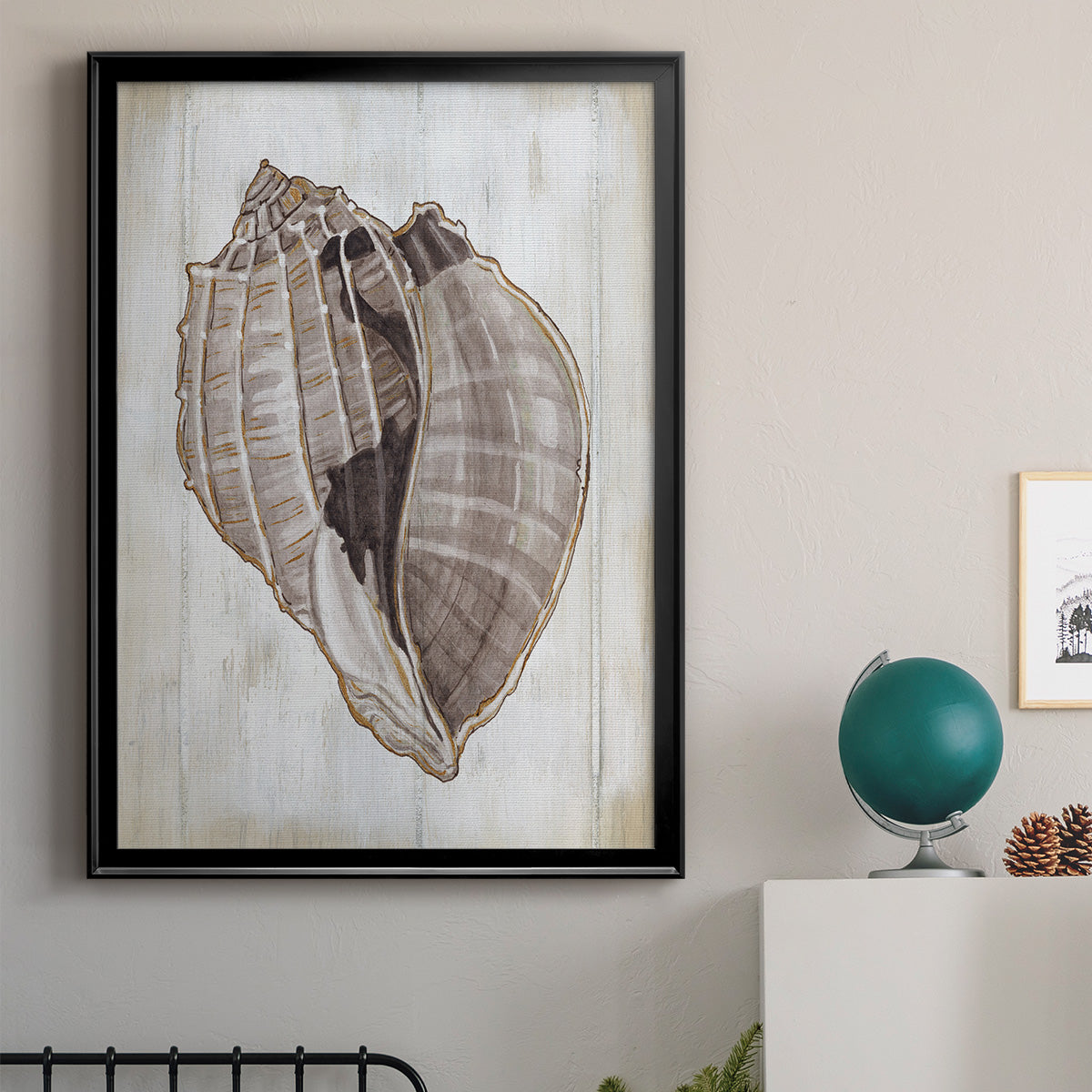 Ocean Cone II Premium Framed Print - Ready to Hang