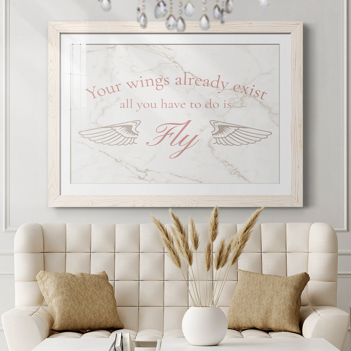 Wings Exist-Premium Framed Print - Ready to Hang