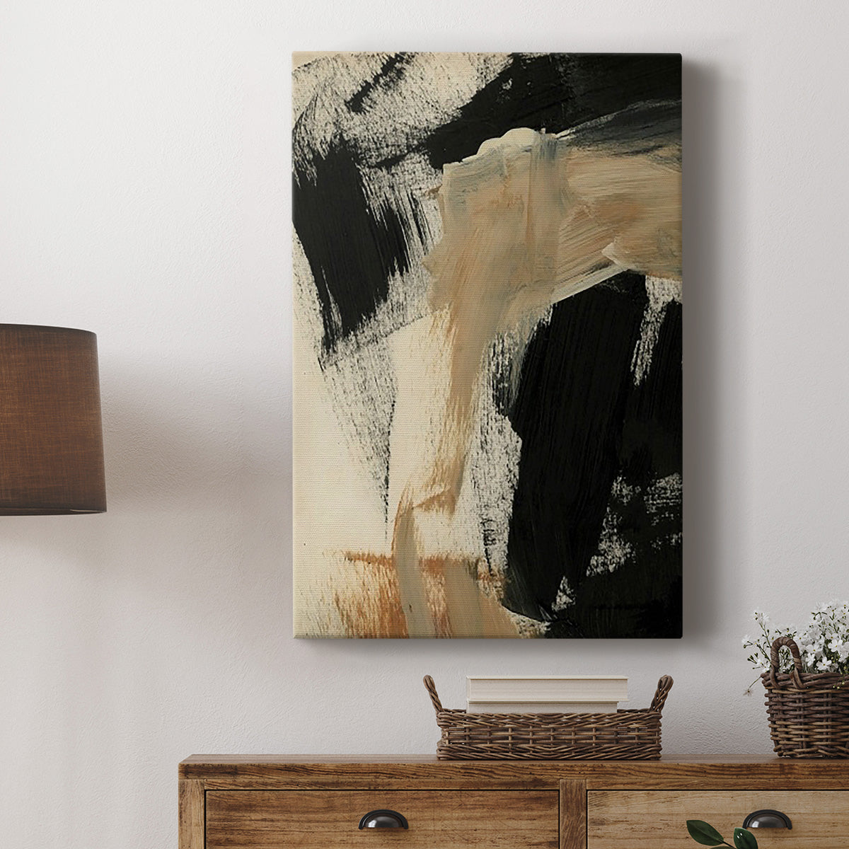 Baked Paintstrokes IV Premium Gallery Wrapped Canvas - Ready to Hang