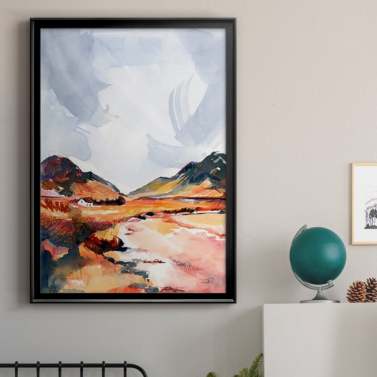 Chromatic Landscapes II Premium Framed Print - Ready to Hang