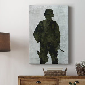American Marine Abstract - Canvas Art Print