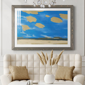 Textured Beachscape I-Premium Framed Print - Ready to Hang