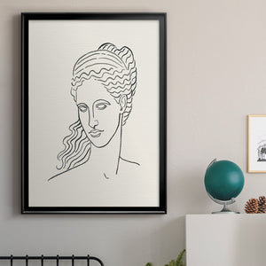 Greek Busts II Premium Framed Print - Ready to Hang