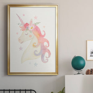 Sweet Unicorn I Premium Framed Print - Ready to Hang