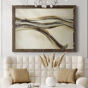 Catching a Metallic Wave-Premium Framed Canvas - Ready to Hang