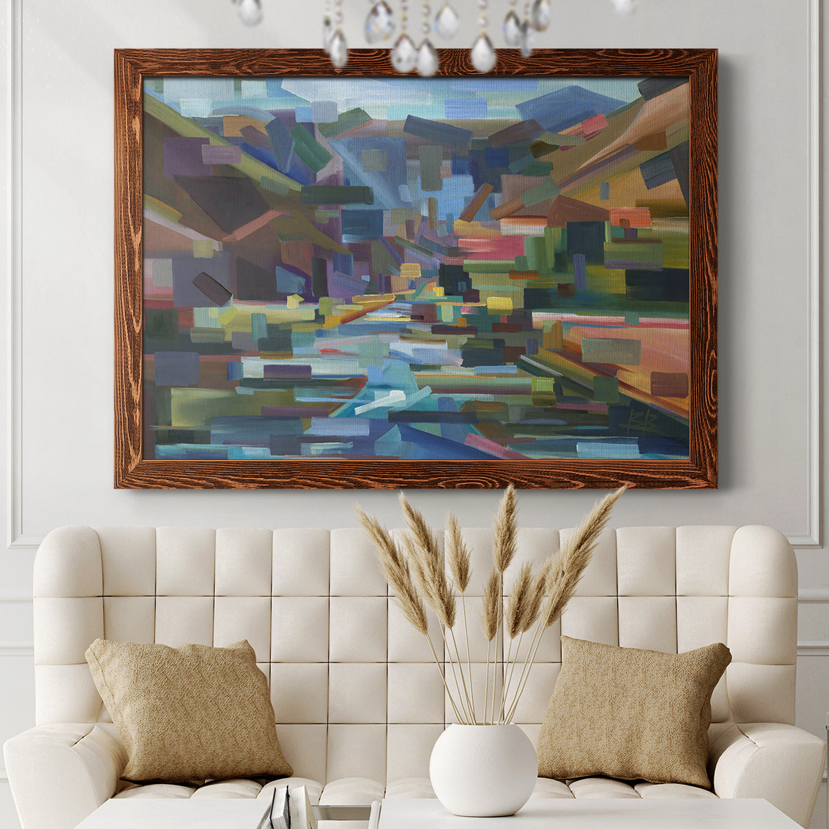 Pieces of Yakima Canyon-Premium Framed Canvas - Ready to Hang