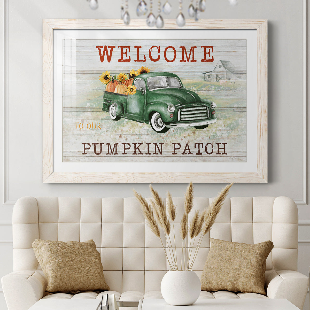 Pumpkin Patch-Premium Framed Print - Ready to Hang