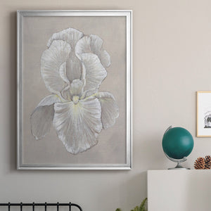 White Iris II Premium Framed Print - Ready to Hang