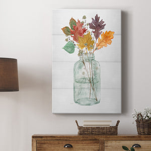 Harvest Home Leaves II Premium Gallery Wrapped Canvas - Ready to Hang