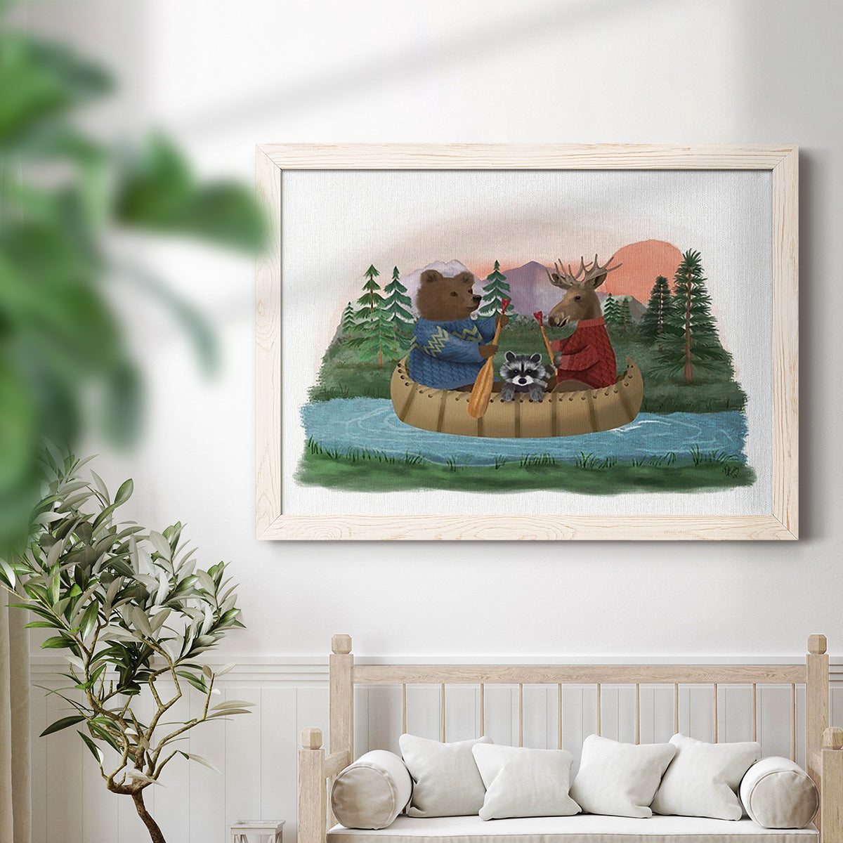 River Trip-Premium Framed Canvas - Ready to Hang