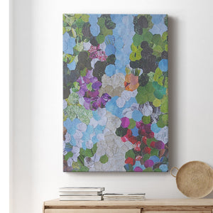 Iris Garden Premium Gallery Wrapped Canvas - Ready to Hang