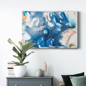 Dancing Blue II Premium Gallery Wrapped Canvas - Ready to Hang