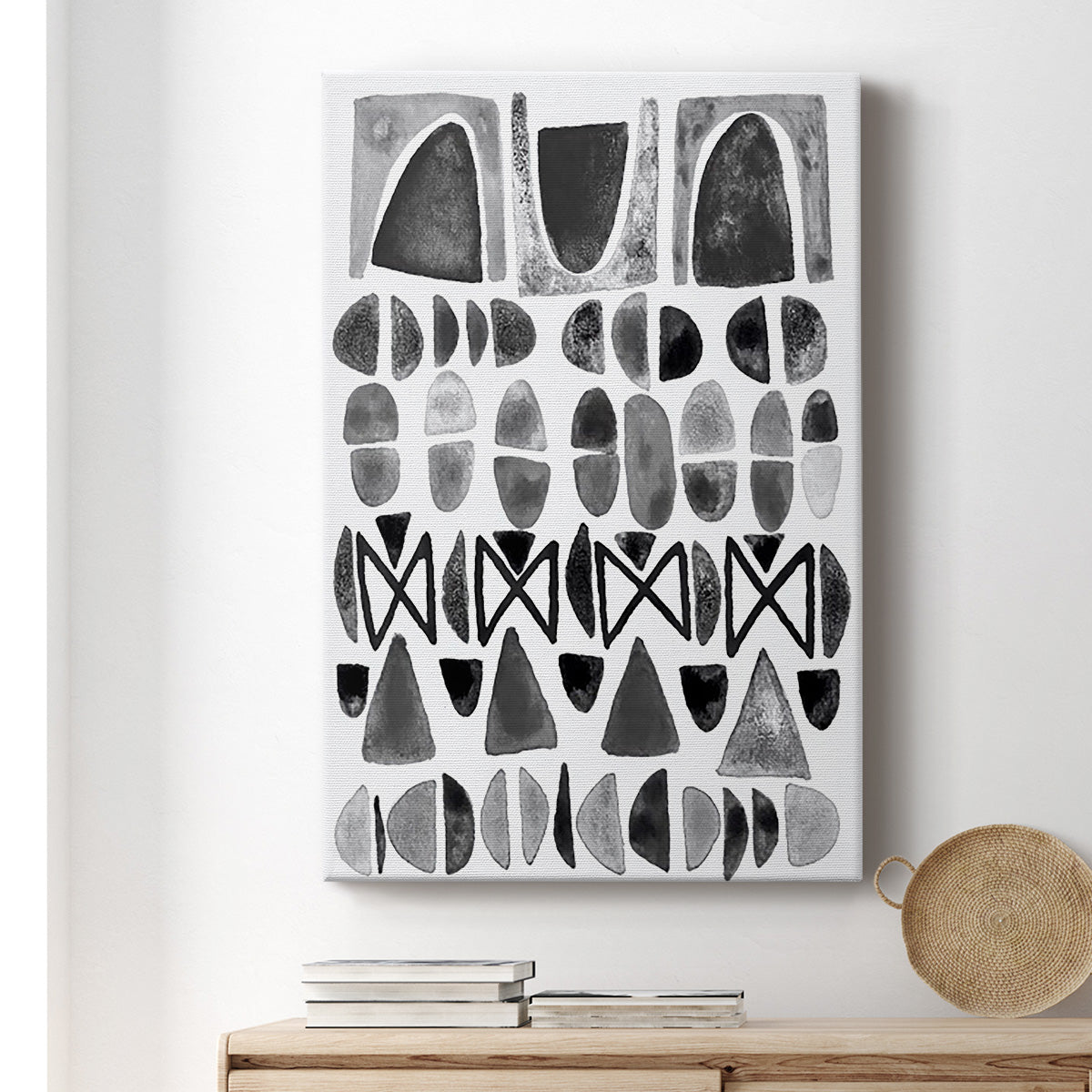 Grey Arches I Premium Gallery Wrapped Canvas - Ready to Hang