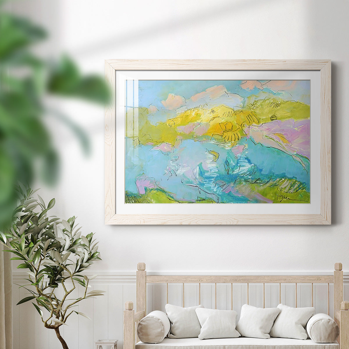 Learning to Fly-Premium Framed Print - Ready to Hang