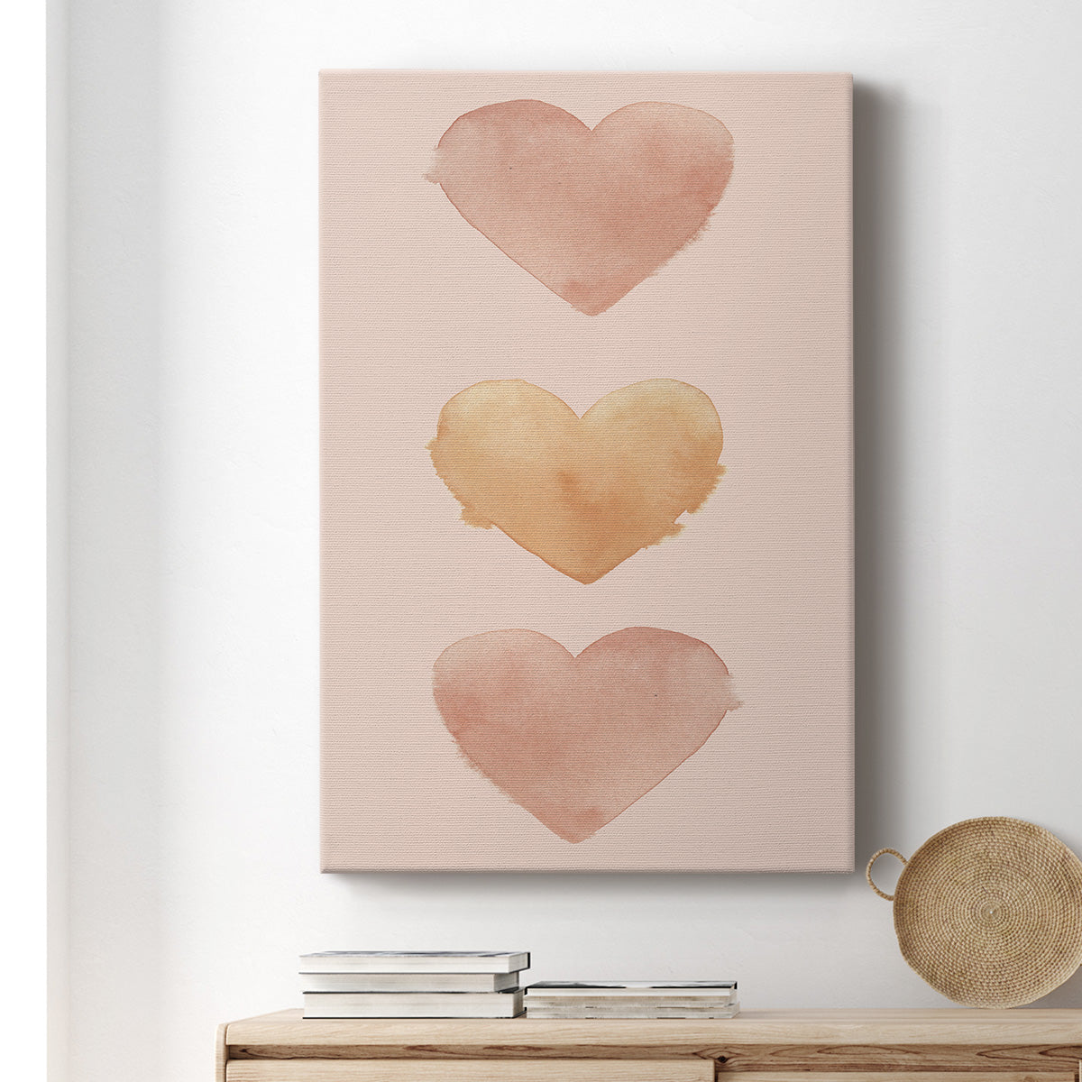 Modern Romance Collection B Premium Gallery Wrapped Canvas - Ready to Hang