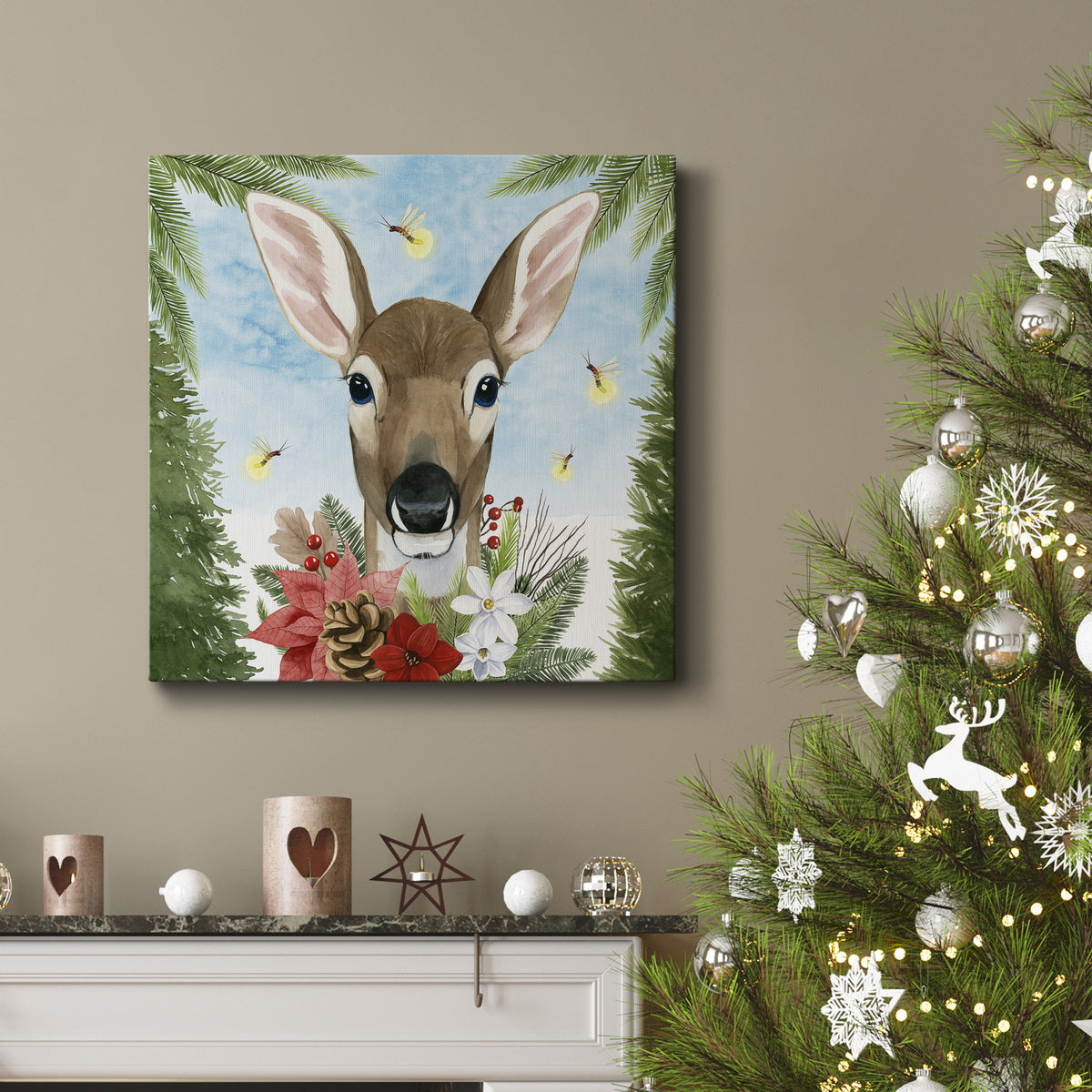 Forest Christmas II-Premium Gallery Wrapped Canvas - Ready to Hang