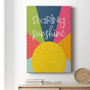 Sharing Sunshine Premium Gallery Wrapped Canvas - Ready to Hang