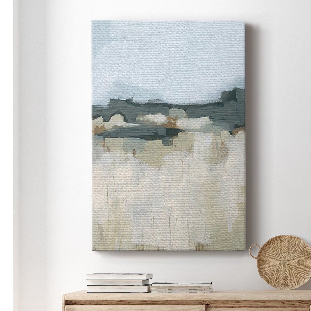 Brushstroke Badlands I Premium Gallery Wrapped Canvas - Ready to Hang