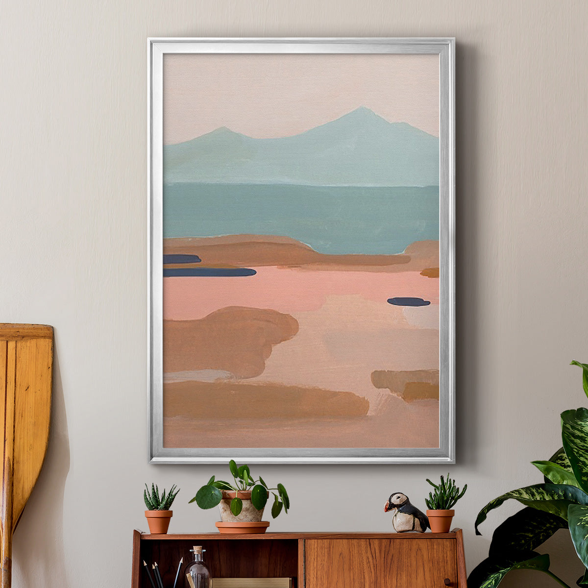 Desert Sunrise II Premium Framed Print - Ready to Hang
