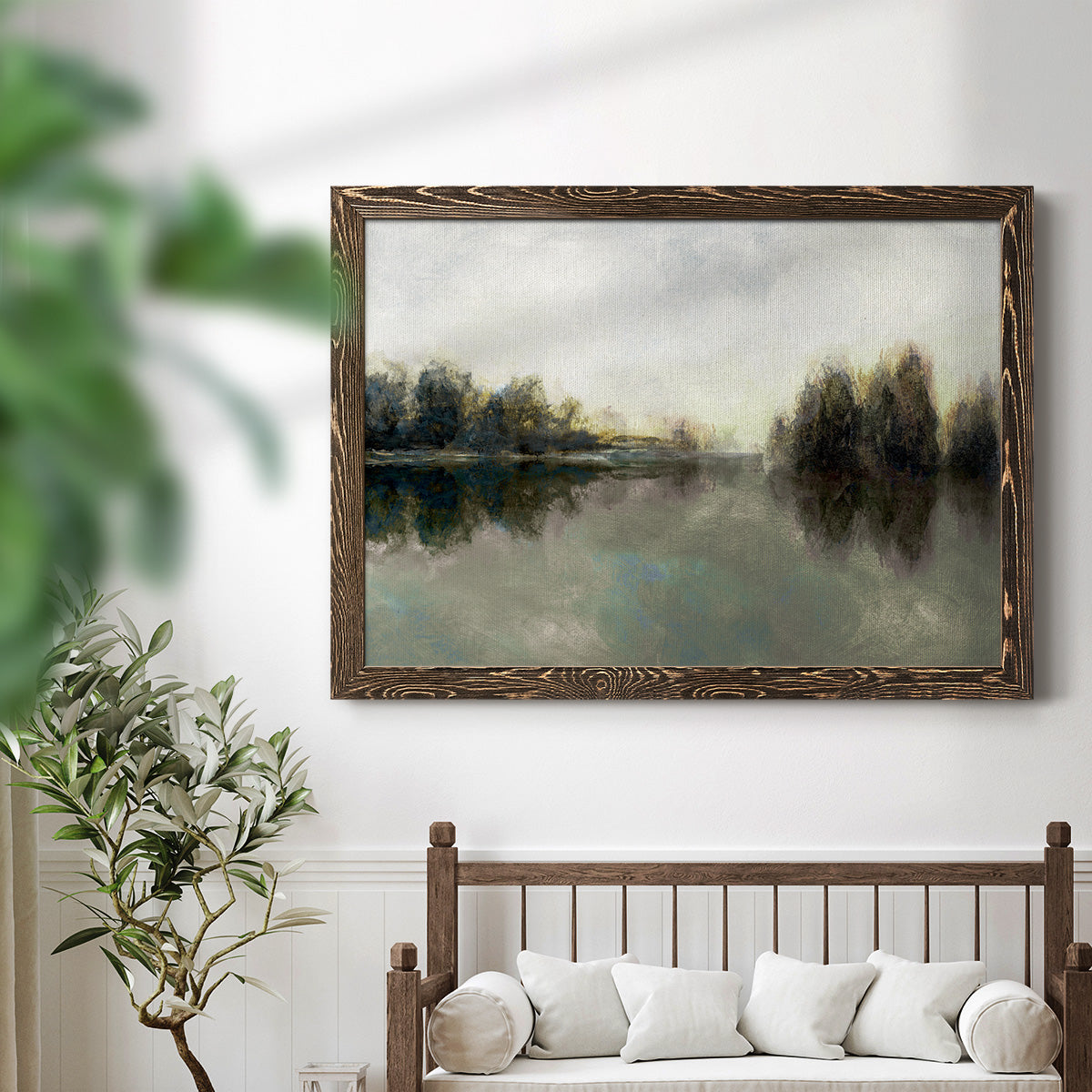 Rainy Sunset-Premium Framed Canvas - Ready to Hang
