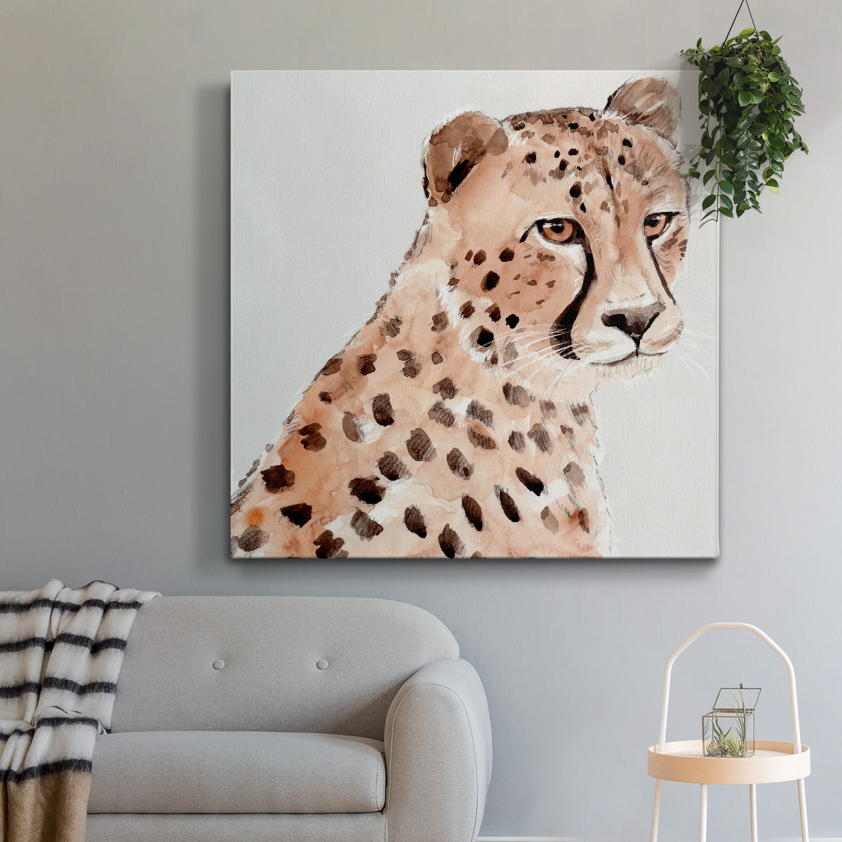 Saharan Cheetah II-Premium Gallery Wrapped Canvas - Ready to Hang