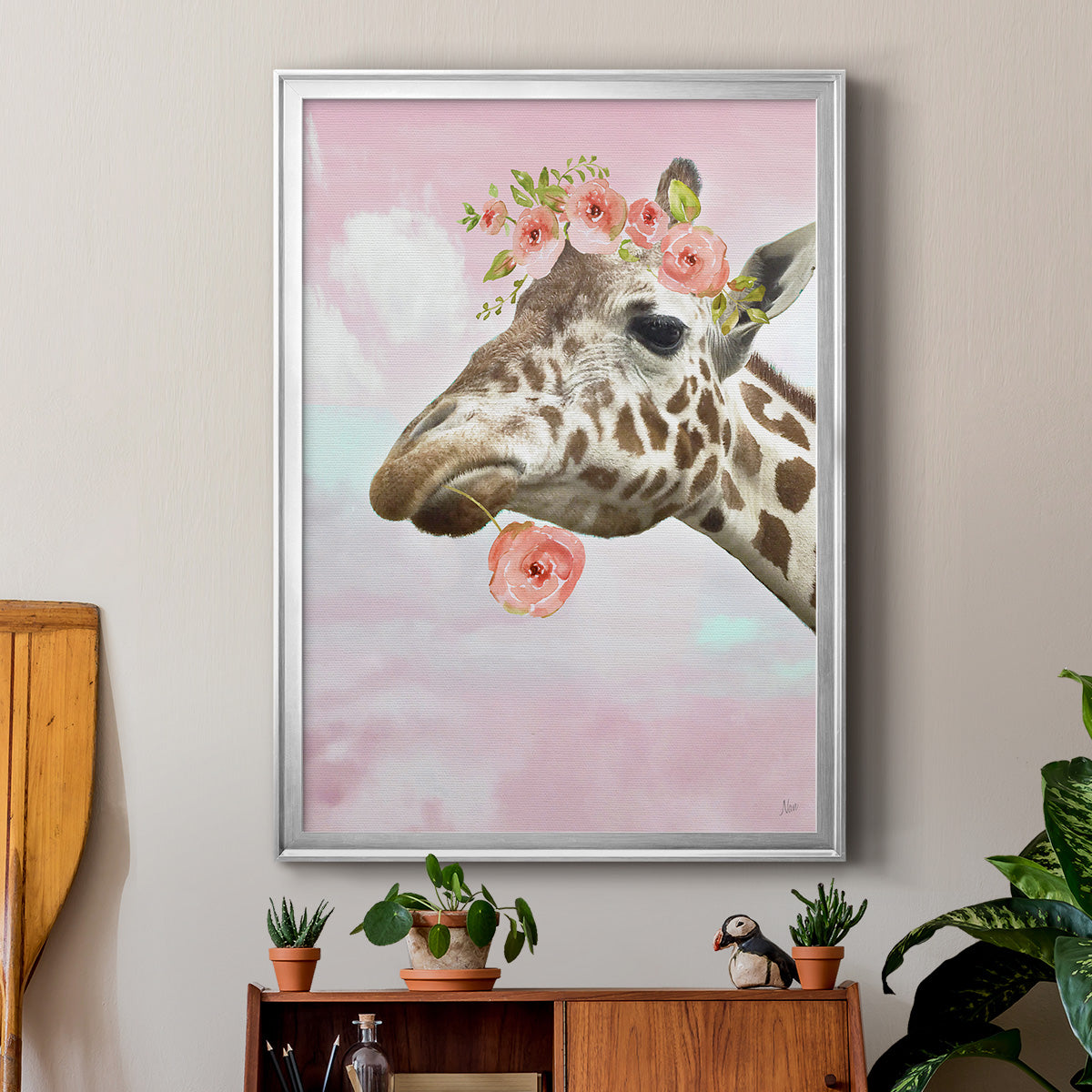 Floral Fun II Premium Framed Print - Ready to Hang