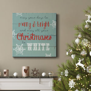 White Christmas-Premium Gallery Wrapped Canvas - Ready to Hang