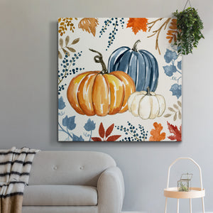 Autumn Pumpkin I -Premium Gallery Wrapped Canvas - Ready to Hang