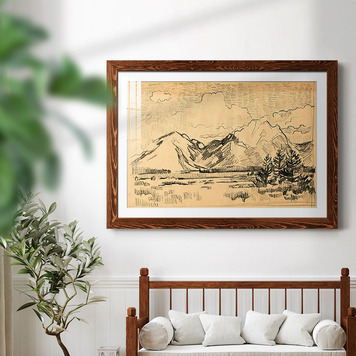 Hatched Horizon II-Premium Framed Print - Ready to Hang