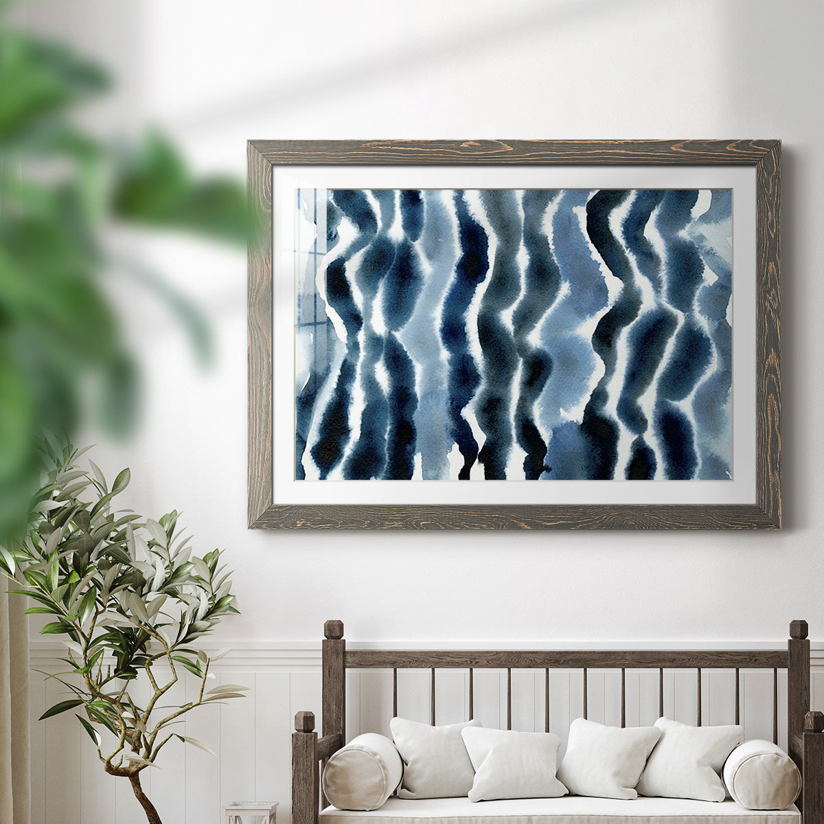 True Blue Wave I-Premium Framed Print - Ready to Hang