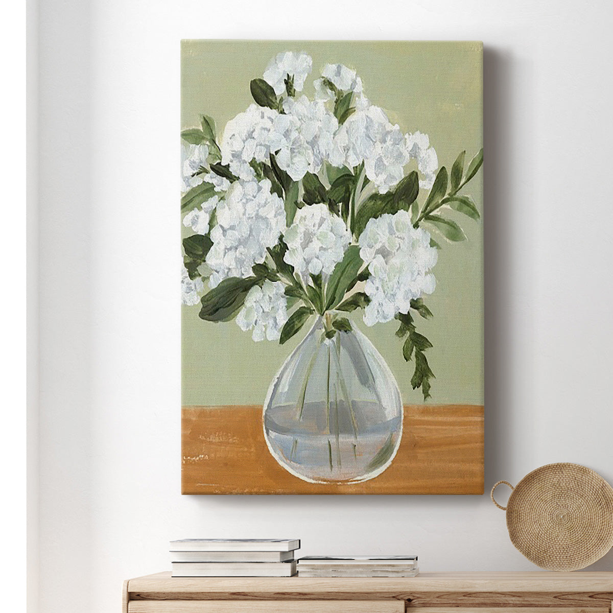 Vased Viburnum I Premium Gallery Wrapped Canvas - Ready to Hang