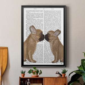 French Kiss Close Up Premium Framed Print - Ready to Hang