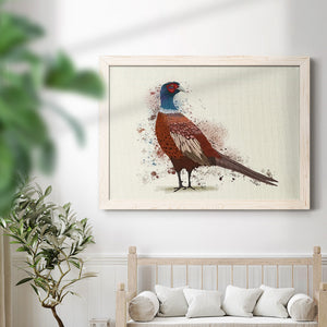 Pheasant Splash 5-Premium Framed Canvas - Ready to Hang