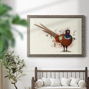 Pheasant Splash 7-Premium Framed Canvas - Ready to Hang