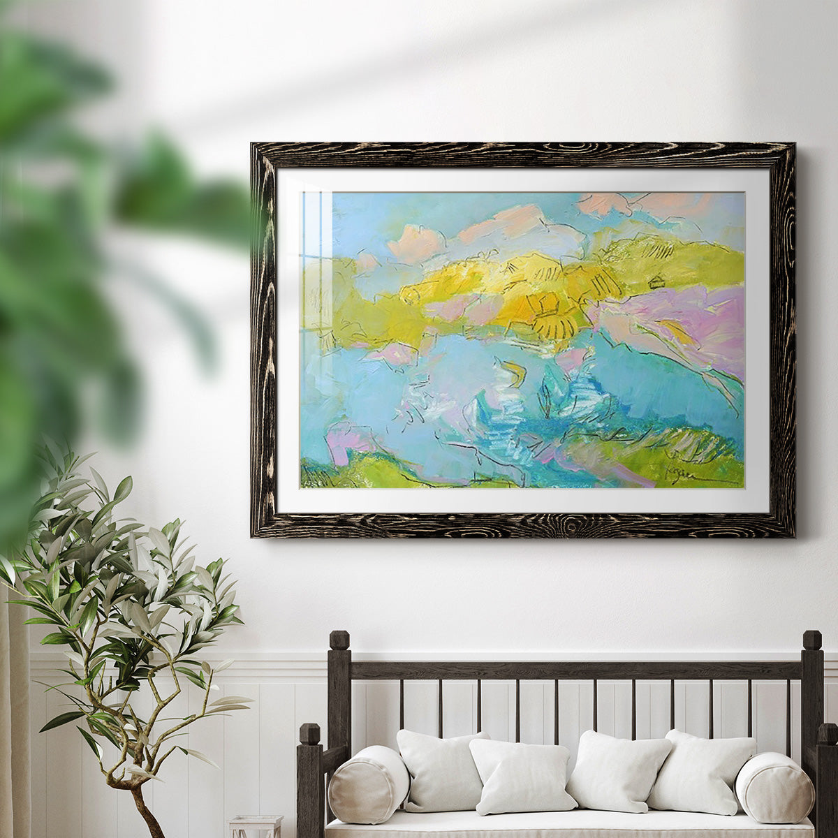 Learning to Fly-Premium Framed Print - Ready to Hang