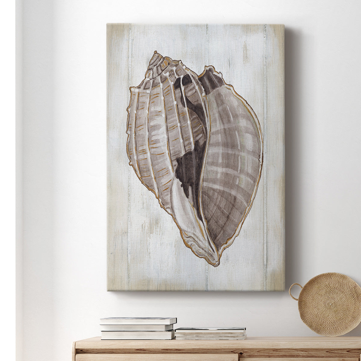 Ocean Cone II Premium Gallery Wrapped Canvas - Ready to Hang