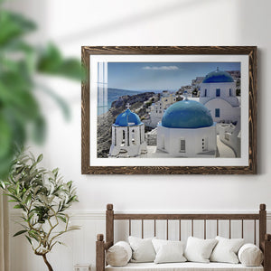 Santorini Saturday-Premium Framed Print - Ready to Hang