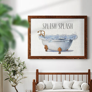 Splish Splash-Premium Framed Canvas - Ready to Hang