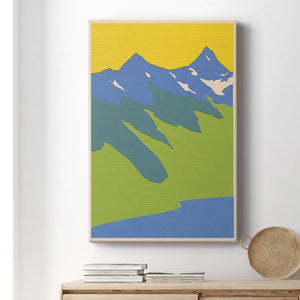 Bright Glacial Lake II Premium Gallery Wrapped Canvas - Ready to Hang